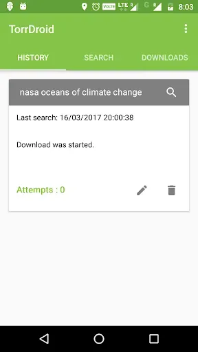 Скриншот 4 — TorrDroid - Torrent Downloader
