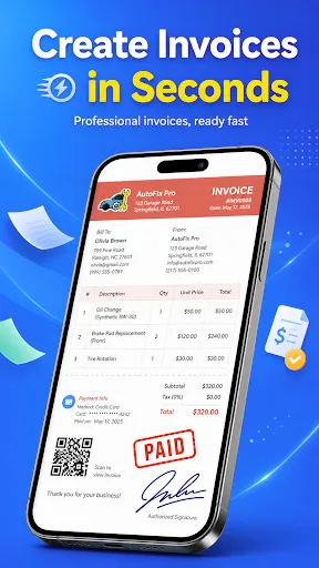 Скриншот 1 — Invoice Maker - Simple Invoice
