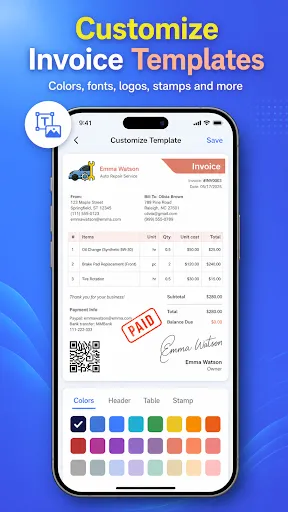 Скриншот 2 — Invoice Maker - Simple Invoice