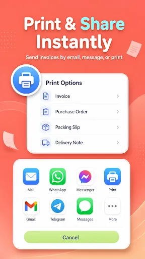 Скриншот 3 — Invoice Maker - Simple Invoice