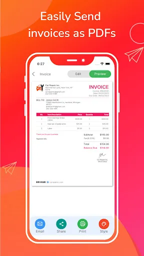 Скриншот 8 — Invoice Maker - Simple Invoice