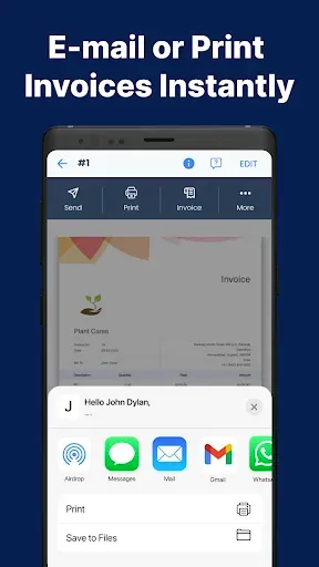 Скриншот 3 — Easy Invoice & Estimates Maker