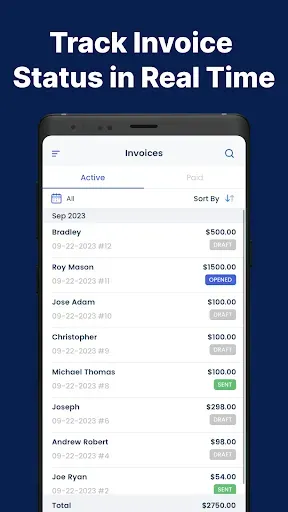 Скриншот 5 — Easy Invoice & Estimates Maker