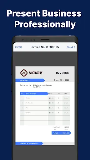 Скриншот 6 — Easy Invoice & Estimates Maker