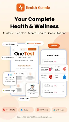 Скриншот 1 — Health Gennie - Care at Home