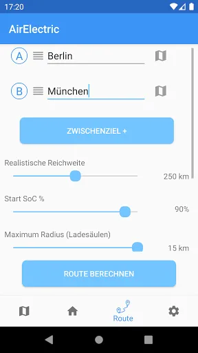Скриншот 2 — AirElectric-EV charging prices
