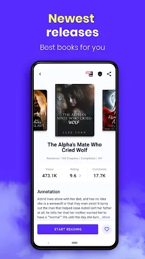 Скриншот 4 — AlphaNovel — Books & Stories