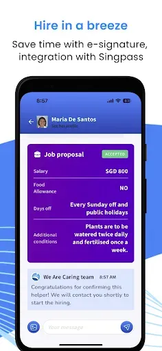 Скриншот 5 — We Are Caring - Hire Helper