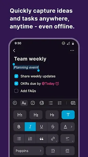 Скриншот 7 — AppFlowy