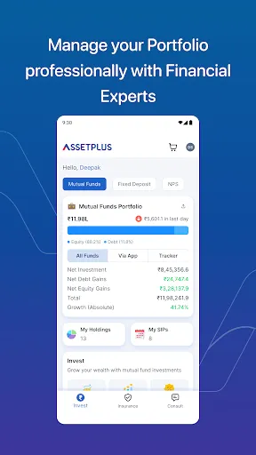 Скриншот 2 — AssetPlus - Mutual Funds & SIP