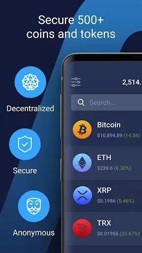 Скриншот 1 — Bitcoin Wallet Crypto Ethereum