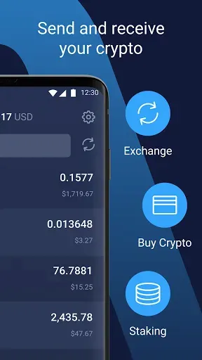 Скриншот 2 — Bitcoin Wallet Crypto Ethereum
