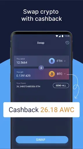 Скриншот 3 — Bitcoin Wallet Crypto Ethereum