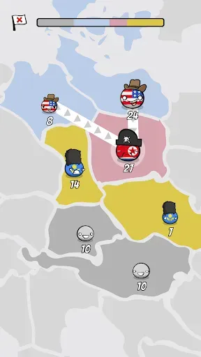 Скриншот 2 — Country Balls: World Clash