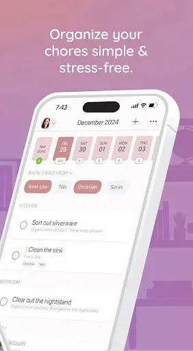 Скриншот 2 — BeTidy: Home Cleaning Schedule