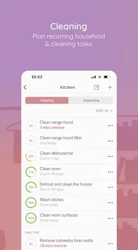 Скриншот 3 — BeTidy: Home Cleaning Schedule