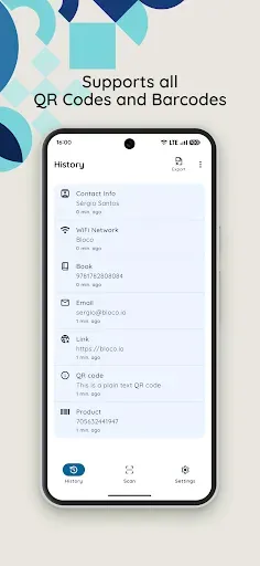 Скриншот 2 — QR Friend: Scanner & Reader