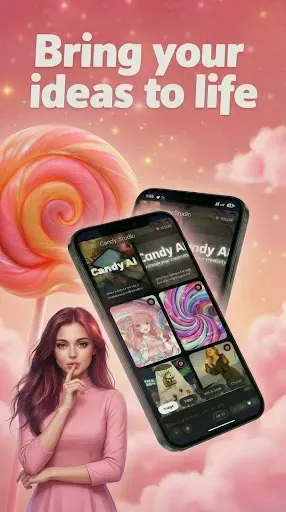 Скриншот 3 — Candy AI: Create Anything