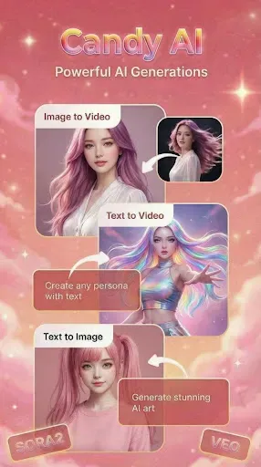 Скриншот 5 — Candy AI: Create Anything