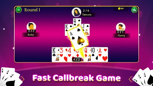 Скриншот 1 — Call break - भारतीय कॉलब्रेक