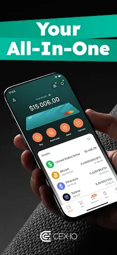 Скриншот 1 — CEX.IO: Trade & Buy Crypto