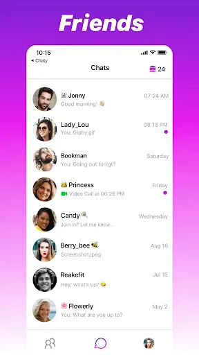 Скриншот 4 — Chaty - Chat & Make Friends