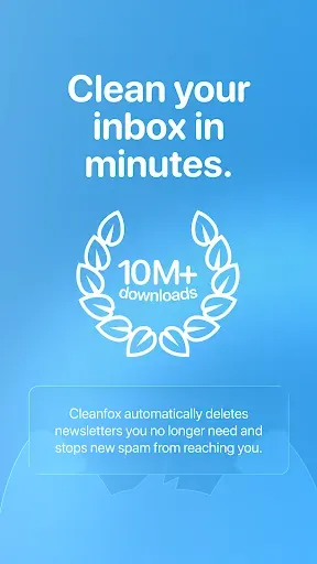 Скриншот 1 — Cleanfox: Spam & Email Cleaner