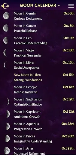 Скриншот 2 — AstroMatrix Birth Horoscopes