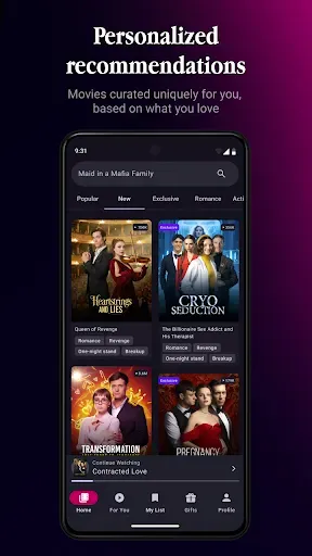Скриншот 3 — DramaShorts: Watch TV & Shows