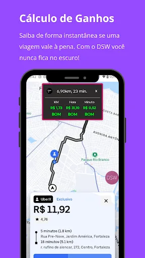 Скриншот 1 — DSW - Calculadora de Ganhos