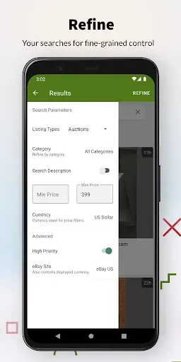 Скриншот 3 — eFerret - Alerts for eBay