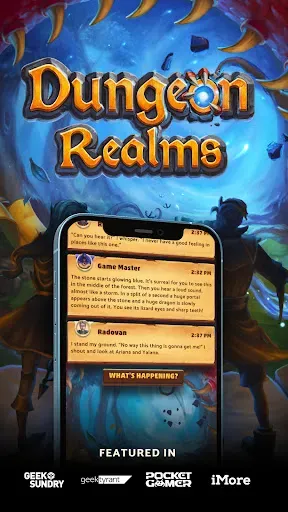 Скриншот 1 — Dungeon Realms: Chat & Roll