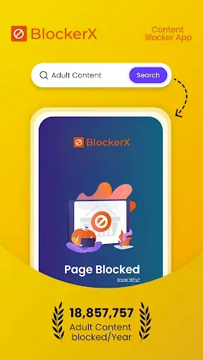 Скриншот 1 — BlockerX: Porn Blocker