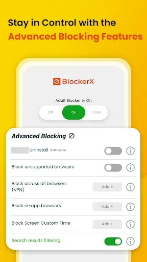 Скриншот 3 — BlockerX: Porn Blocker