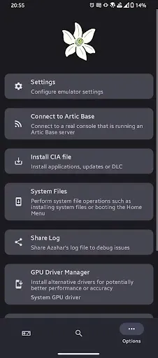 Скриншот 1 — Azahar Emulator