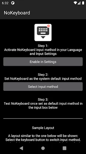 Скриншот 2 — No Keyboard: Hideable keyboard