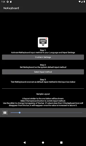 Скриншот 8 — No Keyboard: Hideable keyboard