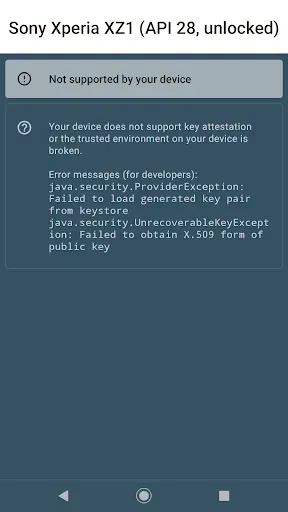Скриншот 4 — Key Attestation Demo