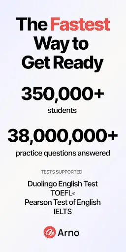 Скриншот 1 — Arno: DET, TOEFL, PTE, IELTS