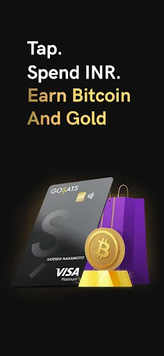 Скриншот 1 — GoSats: Gold and BTC Rewards