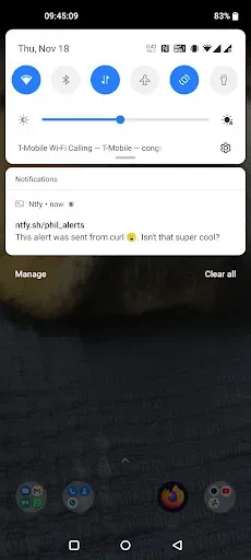 Скриншот 3 — ntfy - PUT/POST to your phone