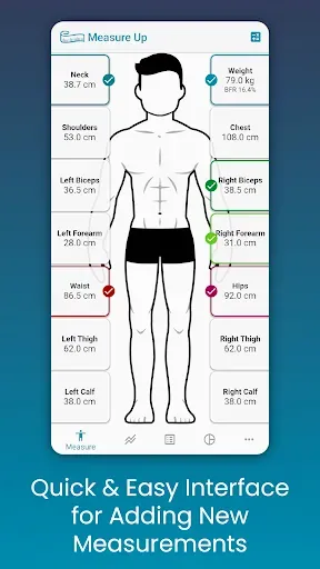 Скриншот 1 — Body Measurement Tracker