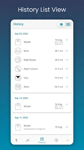 Скриншот 3 — Body Measurement Tracker