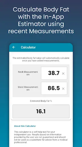 Скриншот 5 — Body Measurement Tracker