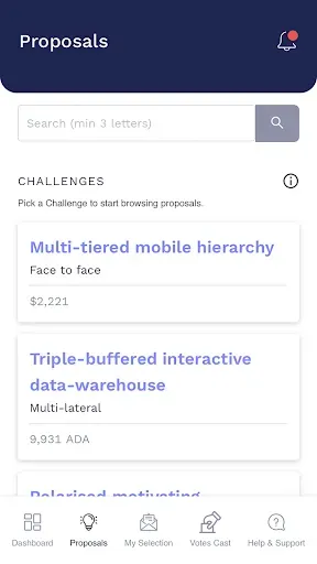 Скриншот 2 — Catalyst Voting