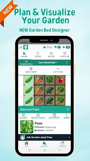 Скриншот 2 — Seed to Spoon - Garden Planner
