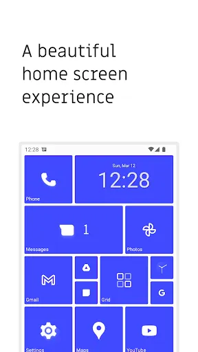 Скриншот 1 — Grid - Windows Phone launcher