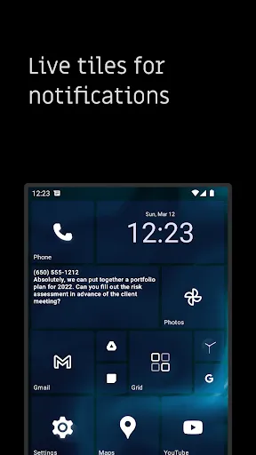 Скриншот 3 — Grid - Windows Phone launcher