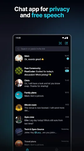 Скриншот 1 — Keet - Private Encrypted Chat