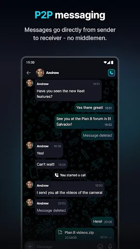 Скриншот 3 — Keet - Private Encrypted Chat